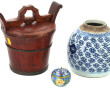 CHINE - Pot à gingembre en porcelaine dé