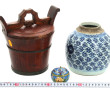 CHINE - Pot à gingembre en porcelaine dé