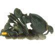 Poisson jaillissant des flots, roseaux e