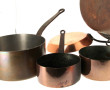Joli lot de cuivres culinaires dont fai