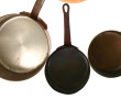 Joli lot de cuivres culinaires dont fai