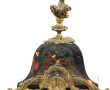 Pendule style Louis XV en marqueterie 