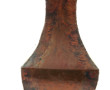 Grand vase balustre en cuivre soudé à se