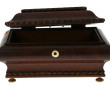 Grand coffret XIXème de forme tombeau en