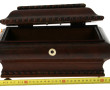 Grand coffret XIXème de forme tombeau en