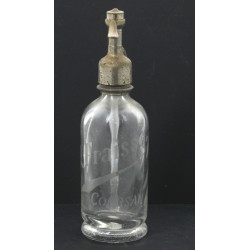 Petite bouteille d'eau de seltz ancienne
