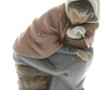 LLADRO, Nao - "Jeune Femme à l'oie", suj
