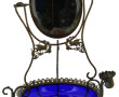 Nécessaire de dame en métal et verre ble