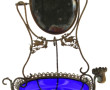 Nécessaire de dame en métal et verre ble