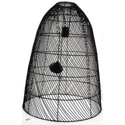 Suspension moderne en osier peint en noi