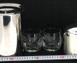 Lot comprenant 6 verres à whisky en verr
