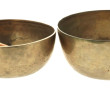 Paire de bols chantants, diam. 23,5 et 2