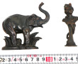 Cachet en bronze vers 1900 en forme d'un