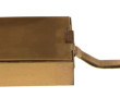Minaudière en métal doré, formant nécess