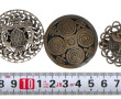 Lot de 7 broches en métal à thématique b