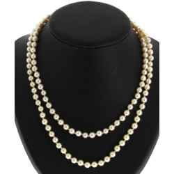 Sautoir de 128 perles de culture en shok