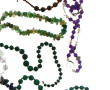 Lot de 8 colliers dont améthyste, œil de