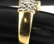 Bague jonc en or jaune 18 cts, poinçon t