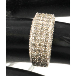 Bague jonc en or 18 cts, poinçon tête d'
