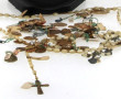Lot de médailles religieuses, chapelet e
