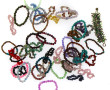 Lot d'environ 50 bracelets fantaisie