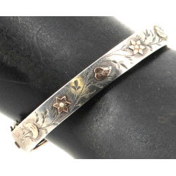 Bracelet enfant ancien en argent, poids 