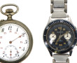 Lot de montres et divers : 2 montres gou