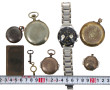 Lot de montres et divers : 2 montres gou