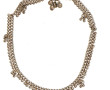 Bracelet de cheville en argent, travail 