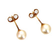 Puces d'oreilles en or jaune 18 cts (non