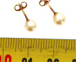 Puces d'oreilles en or jaune 18 cts (non