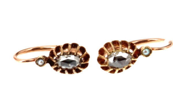 Paire de BO anciennes style dormeuses en