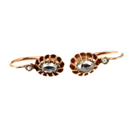Paire de BO anciennes style dormeuses en