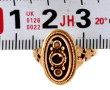 Bague ancienne en or jaune 18 cts, poinç