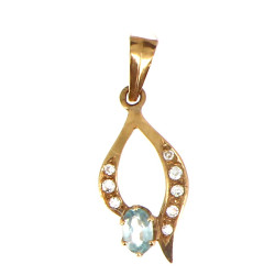 Pendentif en or jaune 18 cts, poinçon tê