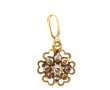 Petit pendentif en or jaune 18 cts, poin