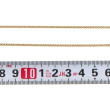Chaîne en or jaune 18 cts, poinçon tête 