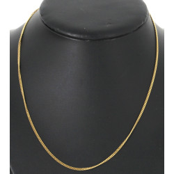 Chaîne en or jaune 18 cts, poinçon tête 
