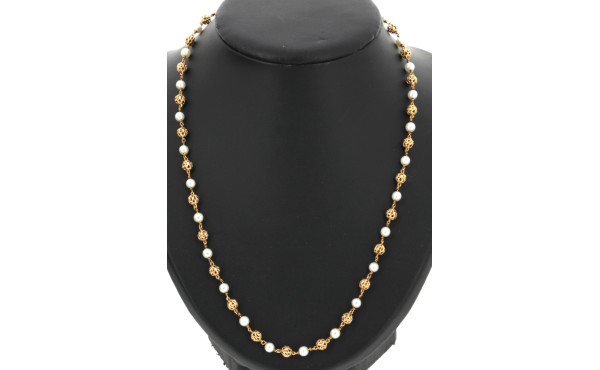 Belle parure en or jaune 18 cts, poinçon