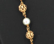 Belle parure en or jaune 18 cts, poinçon