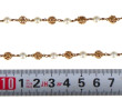 Belle parure en or jaune 18 cts, poinçon