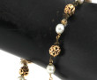 Belle parure en or jaune 18 cts, poinçon
