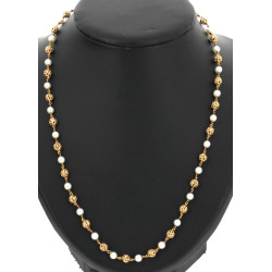 Belle parure en or jaune 18 cts, poinçon