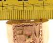Chevalière en or 9 cts, poids 6,10 grs