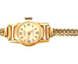 Montre de dame, boîtier or jaune 18 cts 