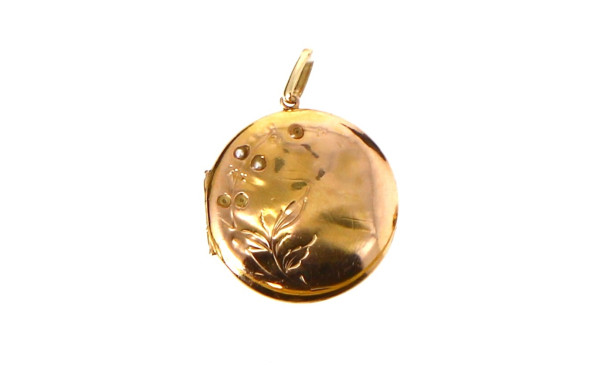 Pendentif ouvrant formant porte-photo en