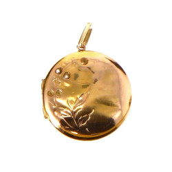 Pendentif ouvrant formant porte-photo en