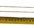 Chaîne en or jaune 18 cts, poinçon tête 