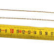 Collier en or jaune 18 cts (750ème), poi