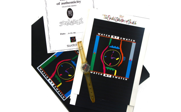 SWATCH COLLECTOR - SCRIBBLE : Montre à q